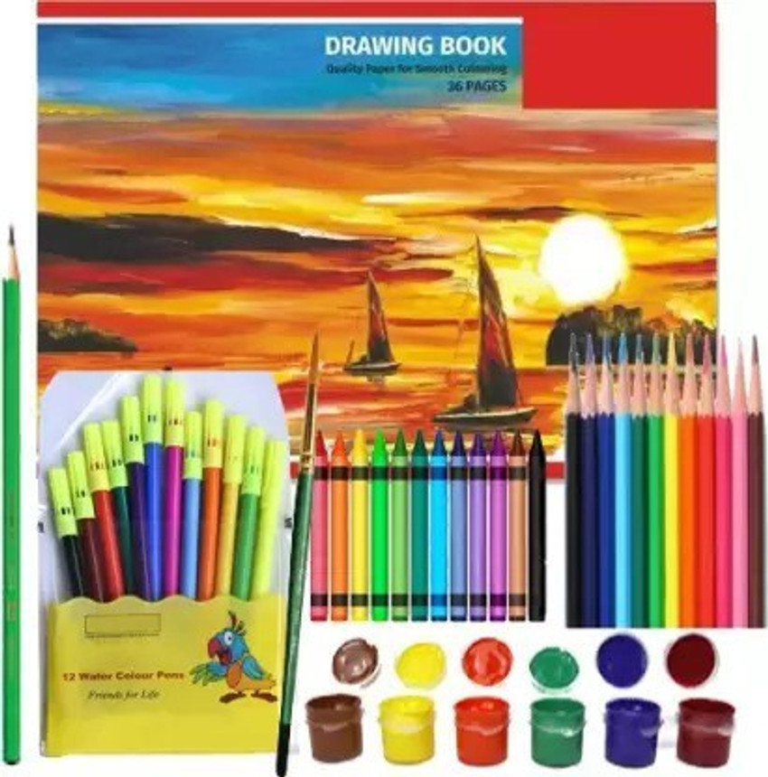 Sketch top colour drawing
