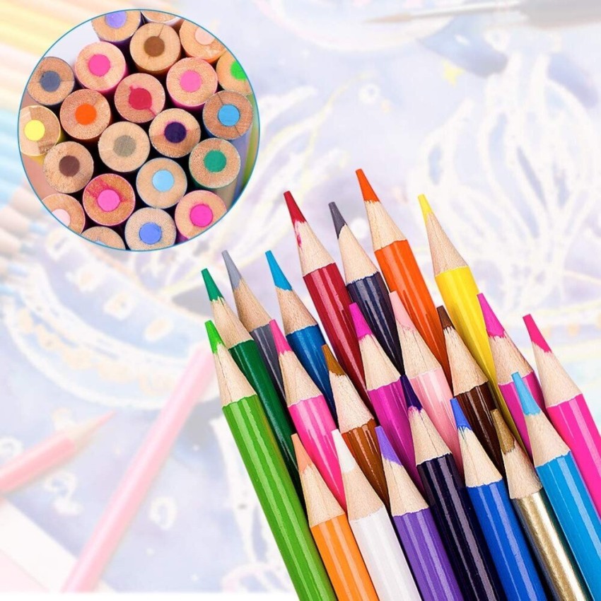 96/72/51 Pieces Painting Set Drawing Art Supplies Set Colored Drawing  Pencils Set Sketching Graphite Pencils with Portable Bag