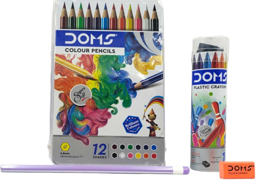  DOMS Non-Toxic 24 Shades Color Pencils