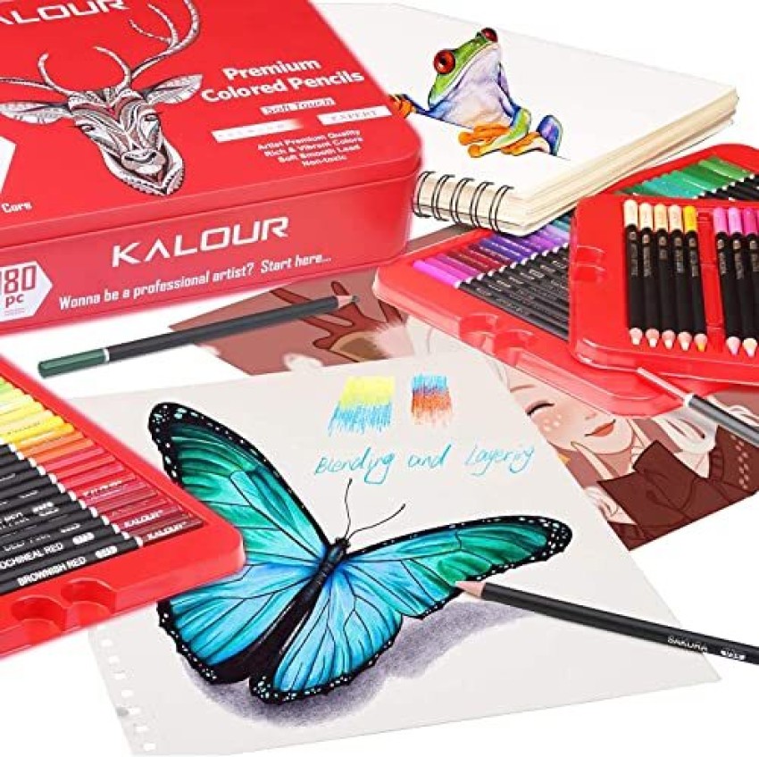 KALOUR 36 Piece Sketching Pencils Art Set with Drawing Tools for