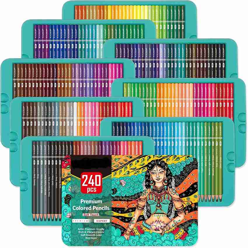 Flipkart Levin 240 Colored Pencil Set for Artists kids 3.3mm