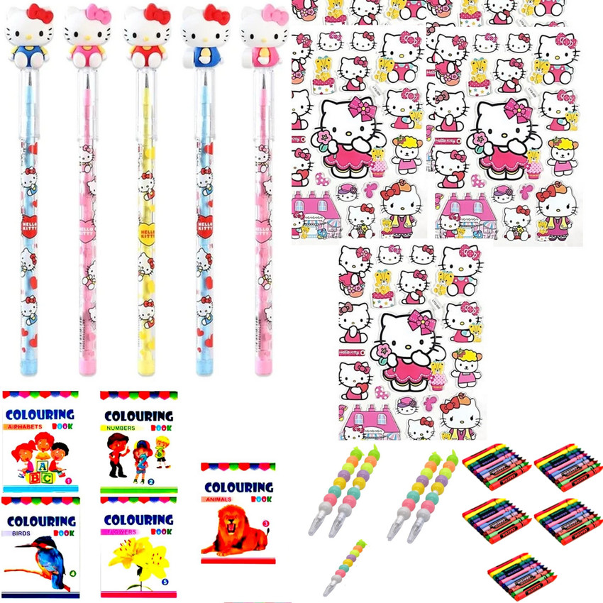 utsub Birthday return gifts for girls set of 5 hello kitty  theme - Gift set