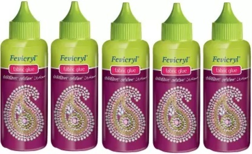 Pack of 3 Pidilite Fevicryl Fabric Glue 80 ml Free Shipping