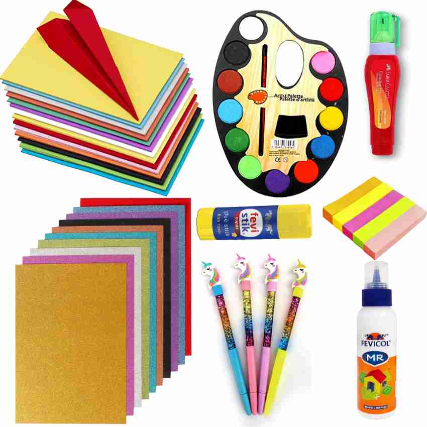 YAKONDA Art Set/Craft Kit/Art&Craft Kit/Oil Pastels/Clay/Glitter  Pen - Art Set/Craft Kit/Art&Craft Kit/Oil Pastels/Clay