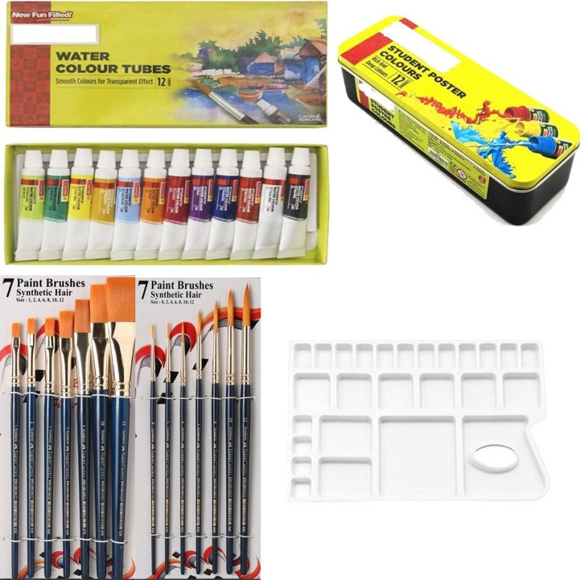 YAKONDA Art Set Gift For Kids/canvas painting bord kit/best  for gift/poster colour set - Water Color
