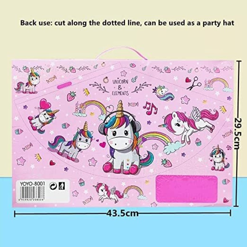 PEEKEY Unicorn Stationary set for Girls-41Pcs Stationary Items Pencil  Box,Colours - Price History