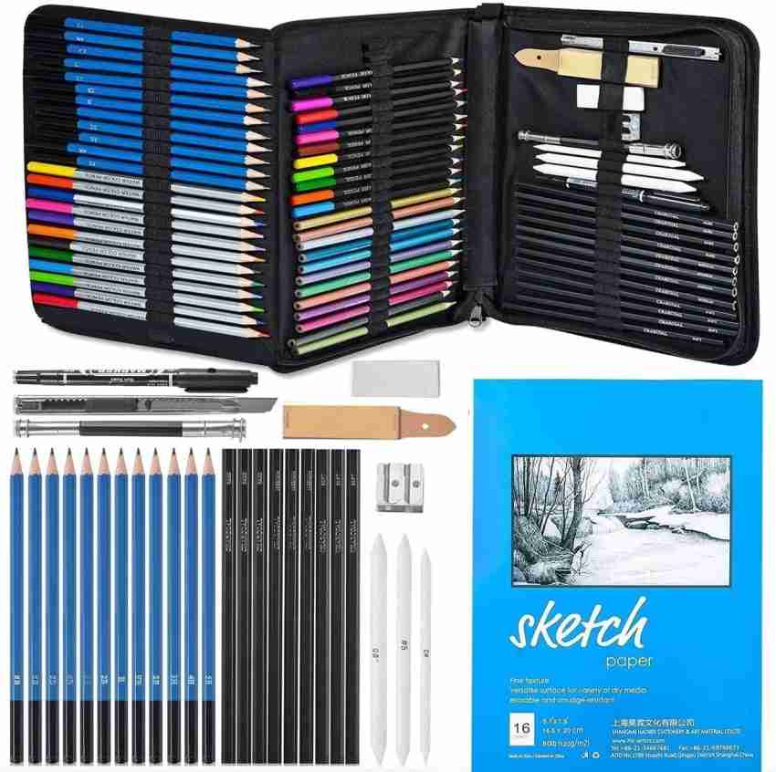Corslet 47 Pc Sketch Kit, Art Kit for Artist