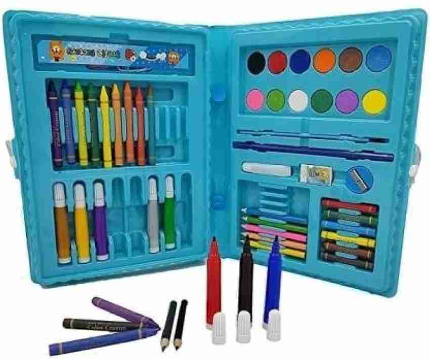 68 Pcs Colouring Art Kit, Assorted Colouring Kit, Multi- Character Colouring  Kit for Girls, Art Set Colouring Kit, Colouring Kit for kids / Boys, Box Coloring  Kit 68 Pcs