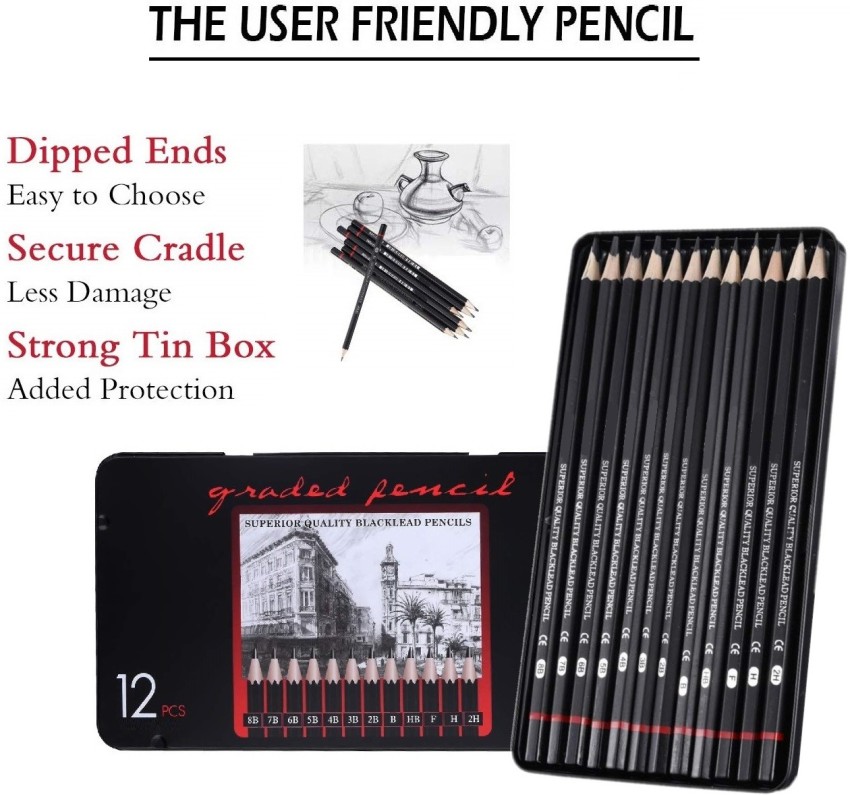 Wynhard Drawing Pencils for Artist 35Pc Art Sketching Kit Sketch Pencils  Set for Artists with A5