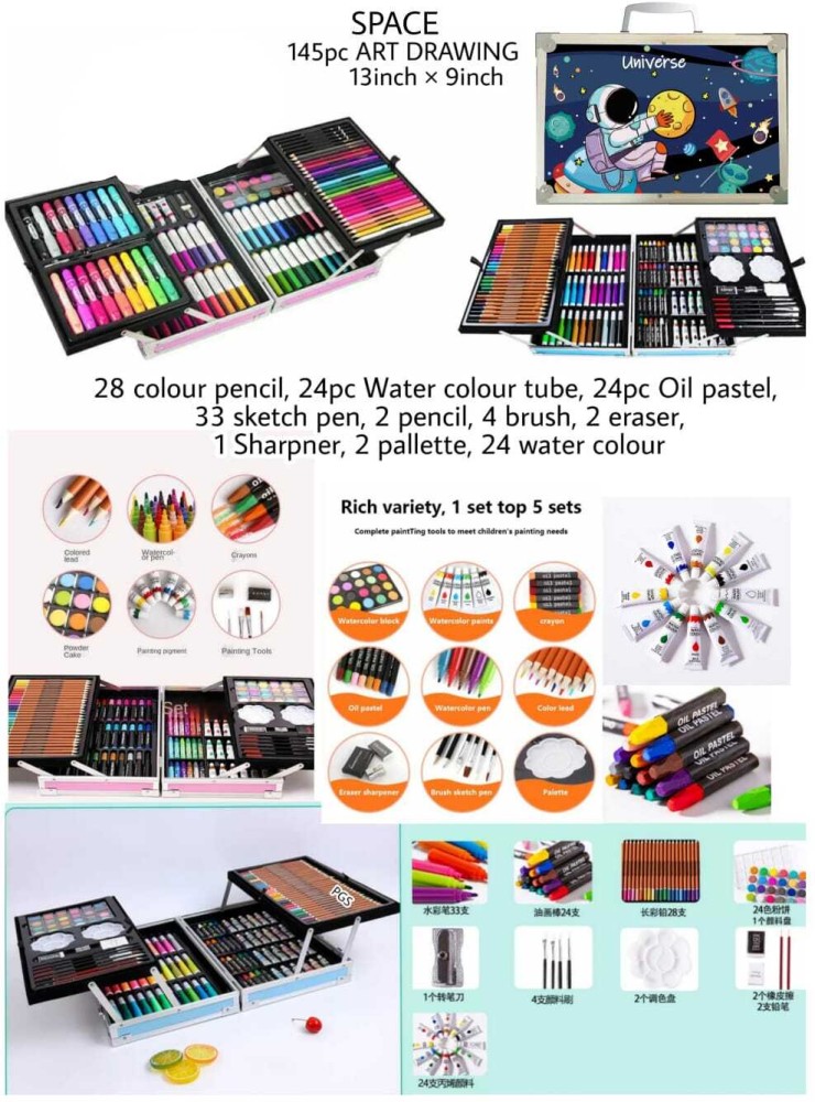 Art Supplies for Kids, 150 Pieces Art Set Crafts Drawing Painting