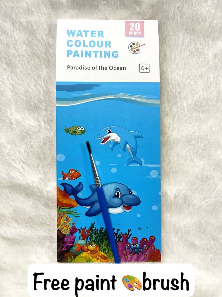 Pocket Watercolor Painting Book DIY Magic Water Coloring 