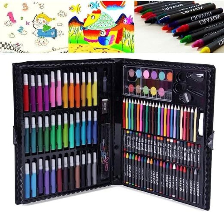 Zinnia Color Set For Kids, Watercolor Pens, Markers Art Drawing  Kits 150pcs - art set