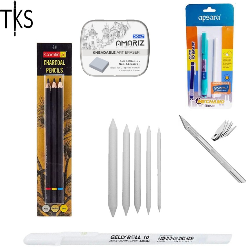 Doms Amariz Kneadable Art Eraser Soft & Pliable Ideal for Graphite