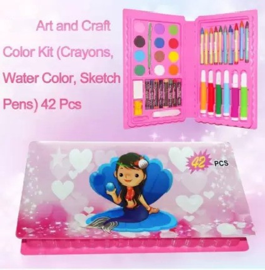 Top10 Kids First Multi- Colouring Compact 42 Pcs Kit Set -  Kids First Multi- Colouring Compact 42 Pcs Kit Set