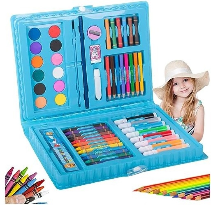  Mavin Colours Set For Kids, Drawing Kit 46 Pc Color Tools &  Art Accessories