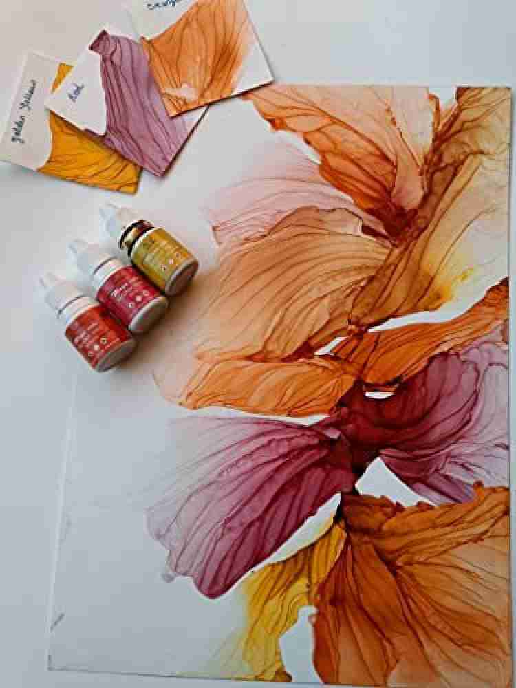 NARA Alcohol Inks - Mini Pack (A Pack of 3 Shades) - Buy Synthetic Paper &  Exclusive Alcohol Ink Art Products!