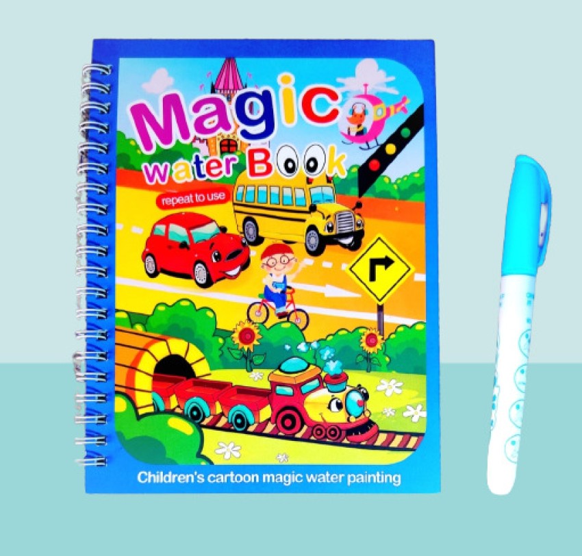 Magic Water Coloring Books Aqua Water Wow Drawing Color Reusable