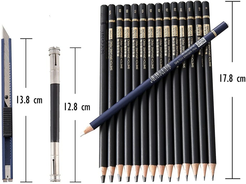 29 PCS Professional Drawing Artist Kit Set Pencils and Sketch