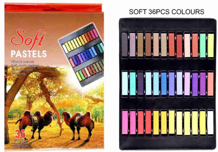 Vintager Premium Soft Pastel Color Set - 36 Pc Vibrant Colors for Artistic  Excellence - Pastel Color 