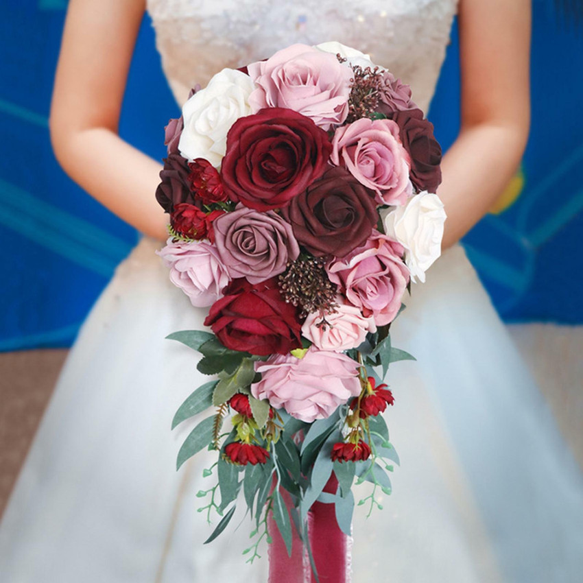 Artificial wedding new arrivals bouquets online