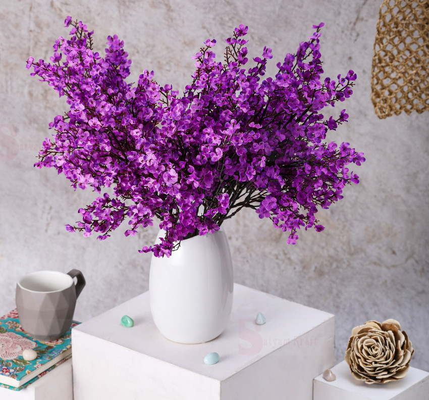 Fake purple deals flowers
