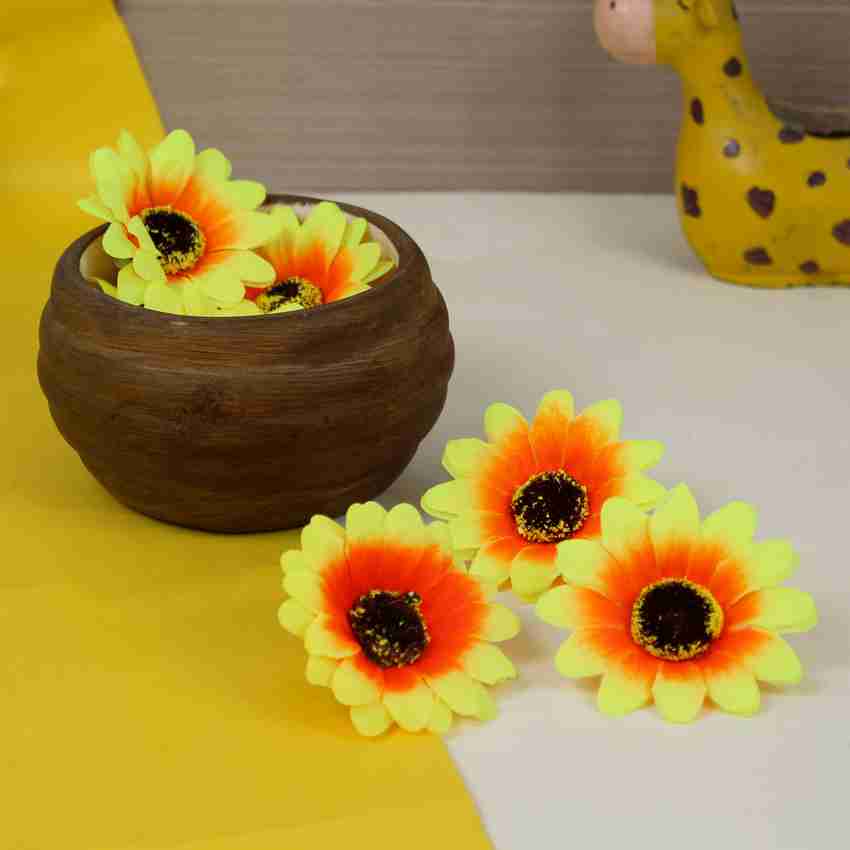 Artificial silk hotsell sunflowers