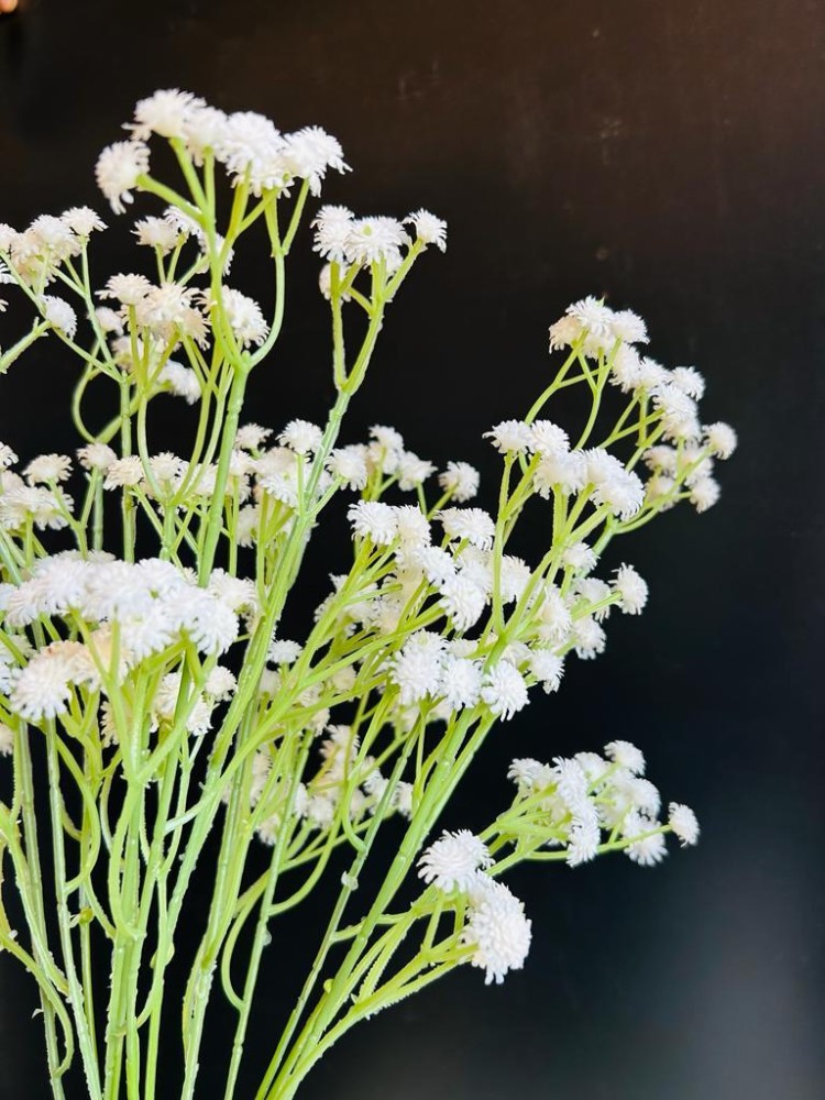 SATYAM KRAFT 3 Pcs Artificial Babys Breath Gypsophila Flower