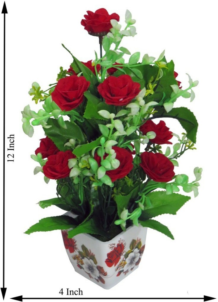 Emani Artificial flower with vase for home decoration