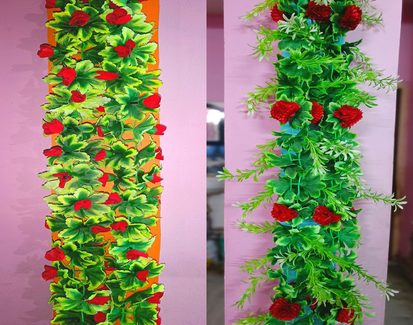Dynamic Retail Global Artificial Hanging Flowers Plant Garlands