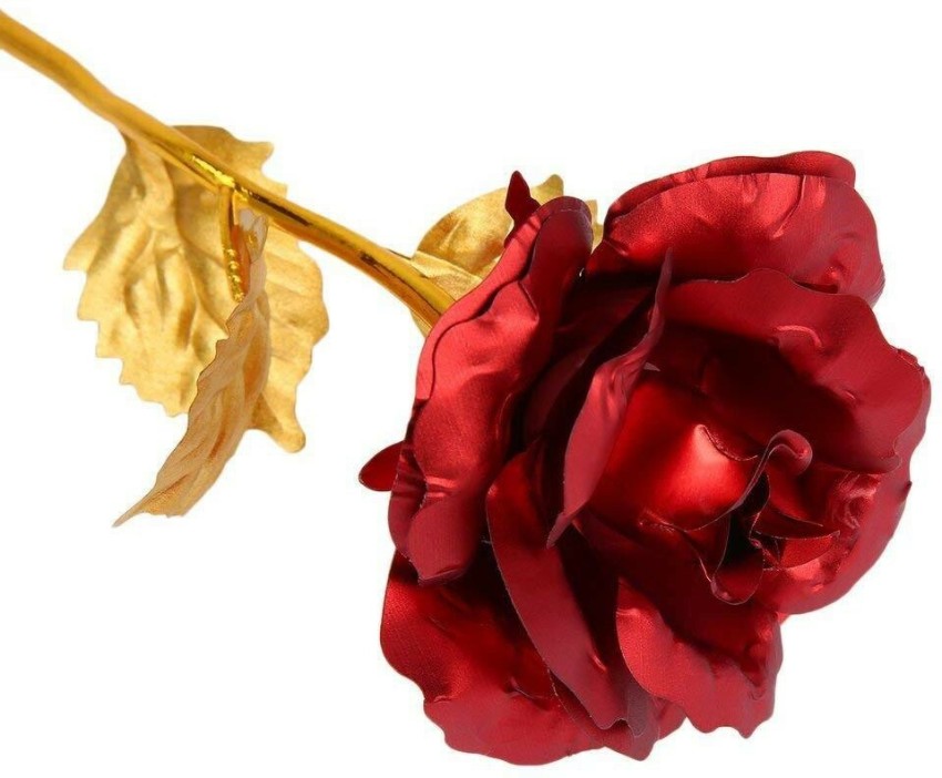 INTERNATIONAL GIFT Red Rose 25 Cm With Beautiful Love Stand And Carry Bag  25 Cm Great Gift Idea For Valentine's Day, Mother's Day, Birthday Gift  Decorative Showpiece - 8 cm Price in