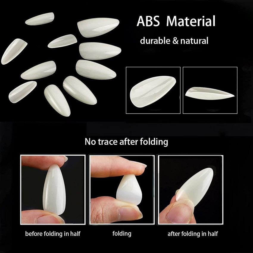 Nail Forms Nail Art Sticker Self Adhesive Extension Guide Acrylic Tips UV  Gel FD | eBay