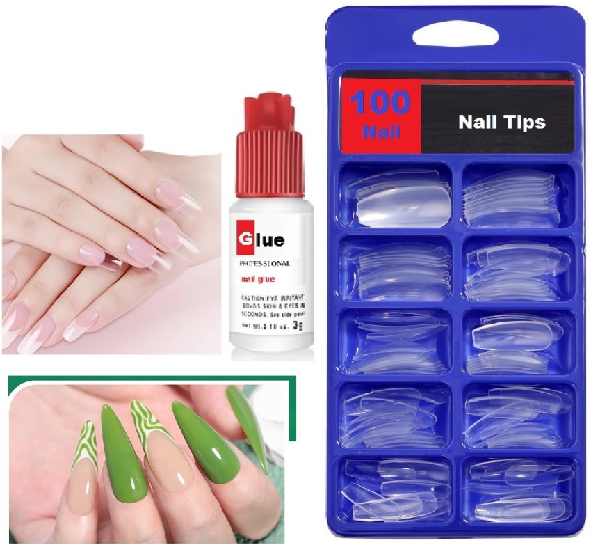 How to Apply False/Fake Nail with Nail Glue Sticker, How To Remove False  Nails? Nail Extensions DIY - YouTube