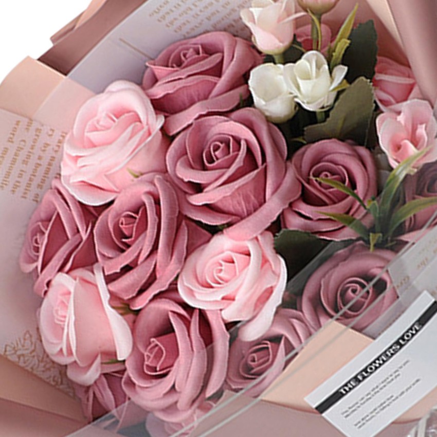 Bnf Rose Bouquet Soap Flower Box