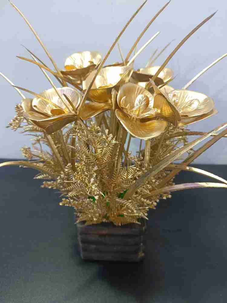 Golden discount rose basket