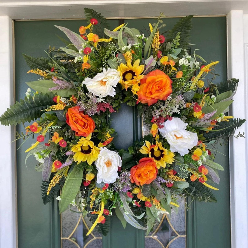 Flower wreath hotsell