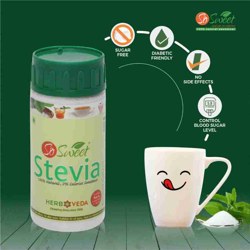 SO SWEET Stevia Powder 1Kg Sugarfree Zero Calorie Natural Sweetener