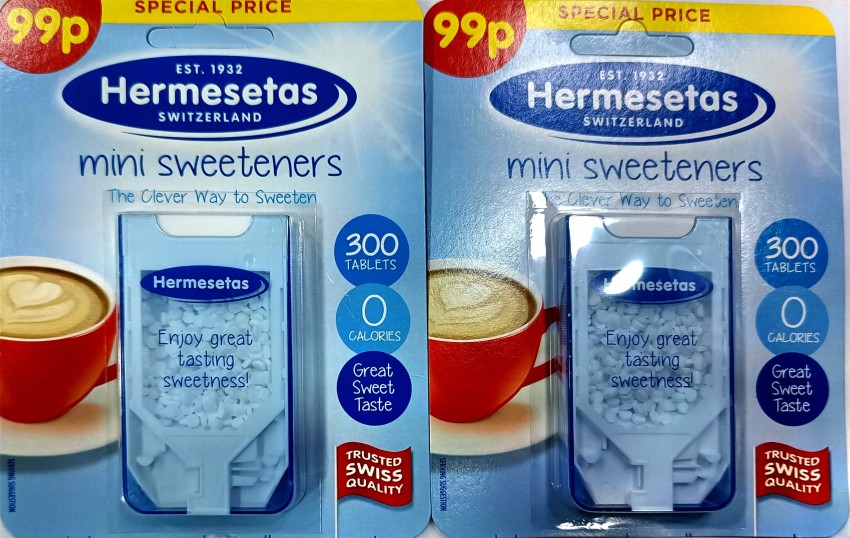 Hermesetas Mini Sweeteners 300 Tablets Sweetener Price in India - Buy  Hermesetas Mini Sweeteners 300 Tablets Sweetener online at