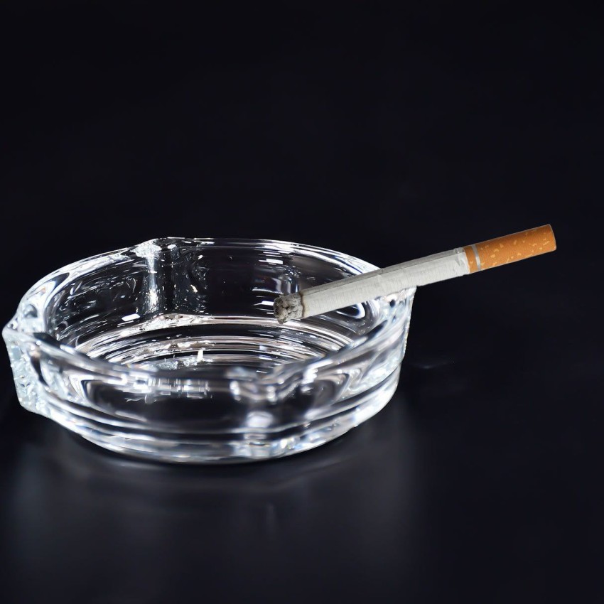 FLOSTRAIN Clear Glass Ashtray Price in India - Buy FLOSTRAIN Clear Glass  Ashtray online at