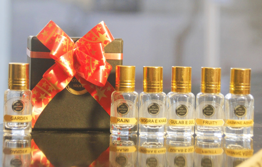 The perfume Store Special Combo pack of Six Attar Non Alcoholic