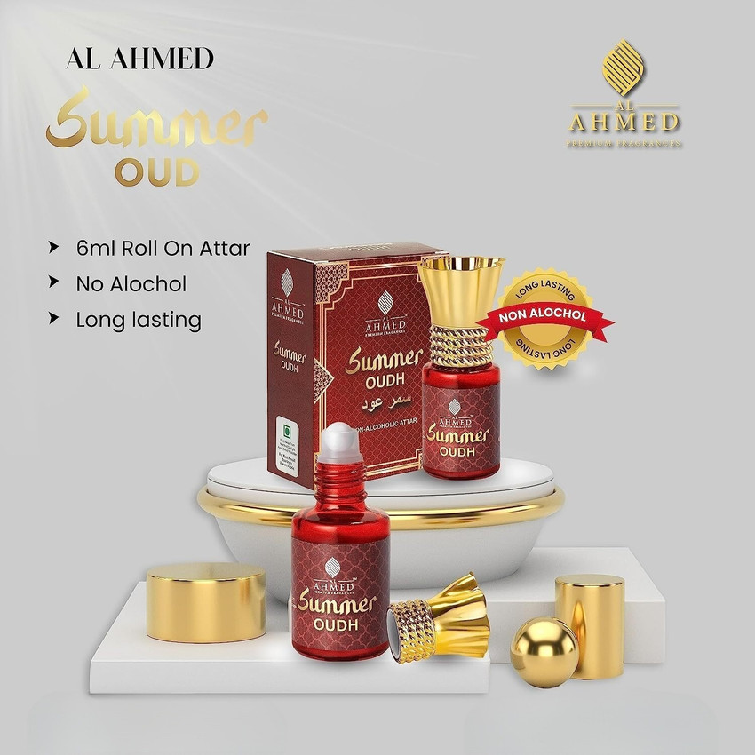 Al Ahmed Premium Black Orchid Summer Oudh Attar Roll on Perfume