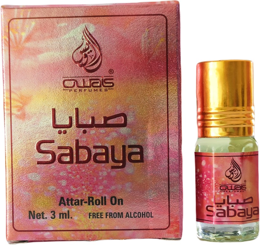 Owais SABAYA Attar 3ml Long Lasting Great Fragrance Free Alcohol Attar Pack of 1 Floral Attar