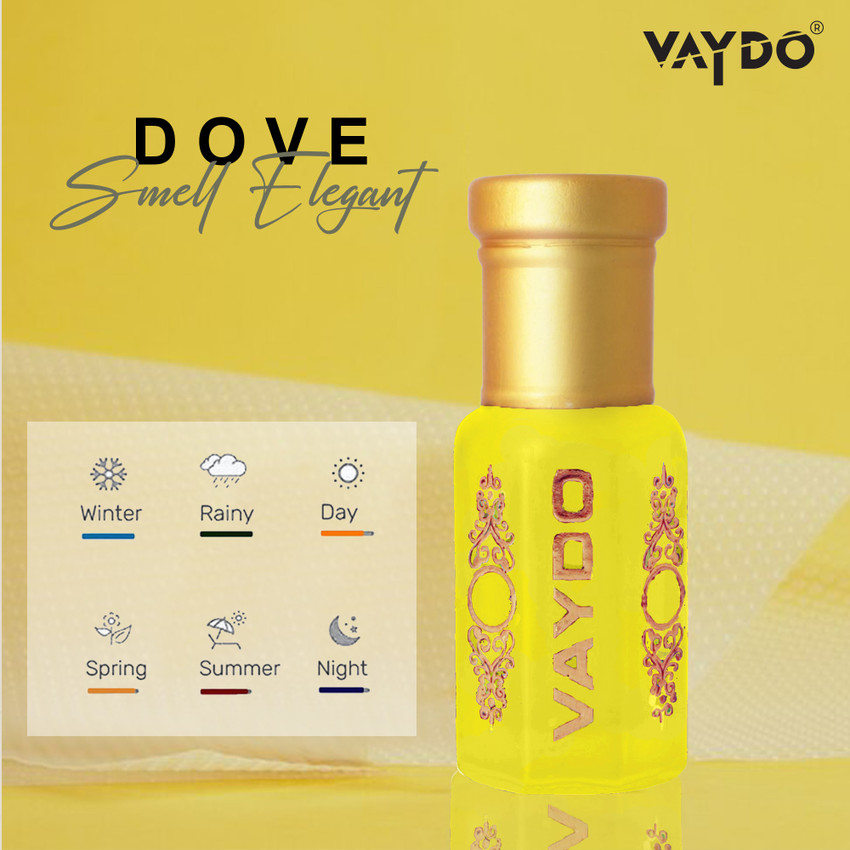 vaydo KASHMIRI ROSE DOOVE Imported Classic Attar for Unisex Pure