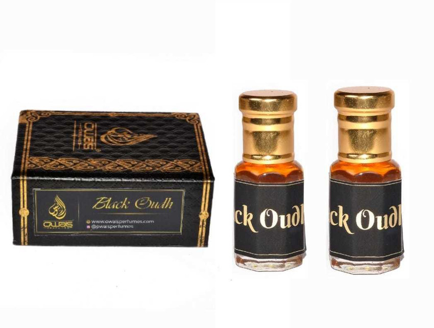 Owais AROMATIC BLACK OUDH ORIGINAL PACK 2 pack of 2 Herbal Attar