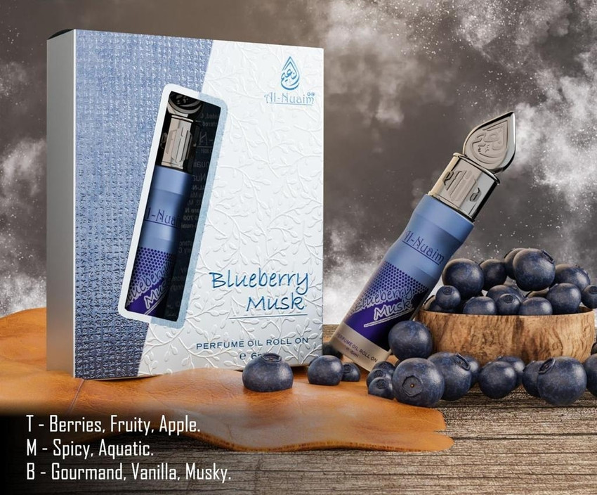 Al Nuaim Brand 100 Original Blueberry Musk Great Fragrance Long