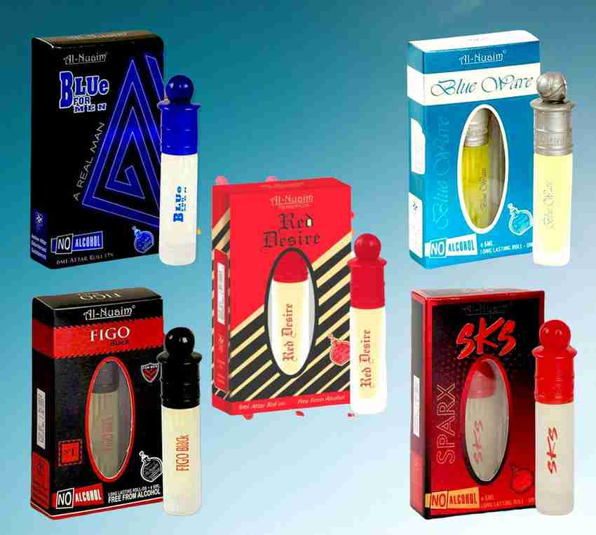 Al Nuaim BLUE FOR MAN FIGO BLACK DESIRE BLUE WAVE SKS
