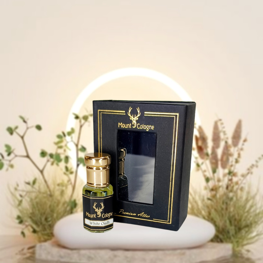 mount cologne White Oudh 6ml Premium Attar Best For Men and Women