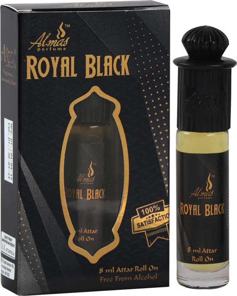 Almas BRAND 100 ORIGINAL ROYAL BLACK GREAT FRAGRANCE LONG LASTING