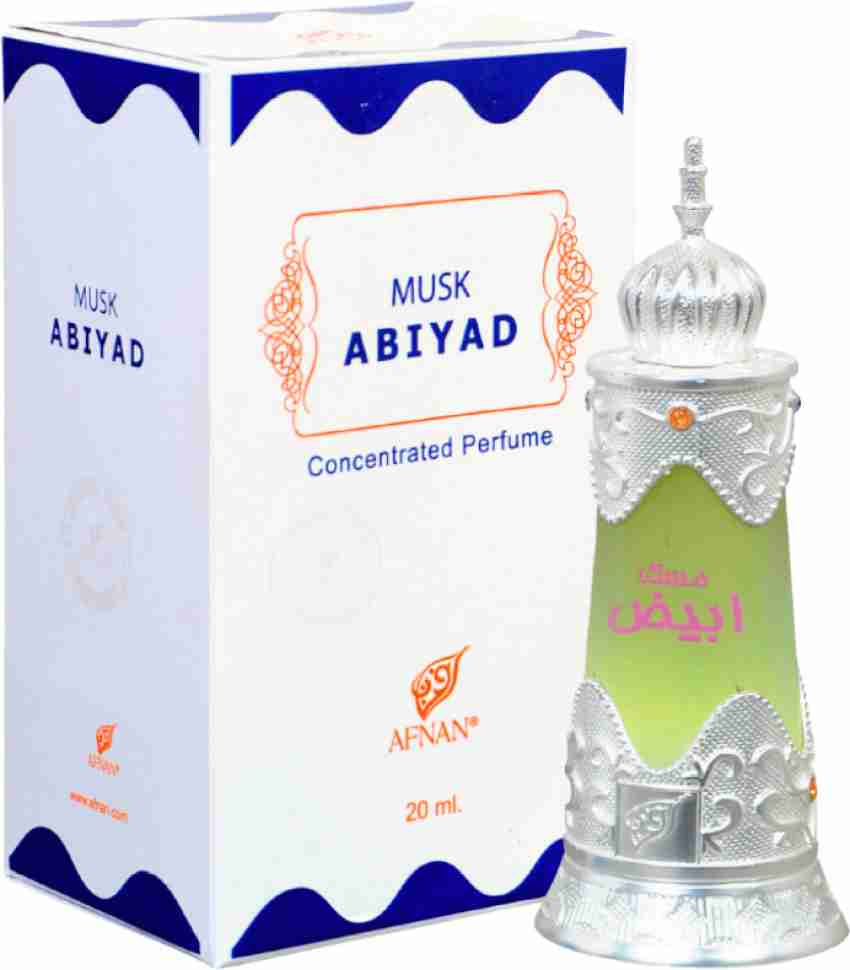 Afnan Musk Safi Musk Abiyad White Musk Made in Dubai Long Lasting Perfume Floral Attar