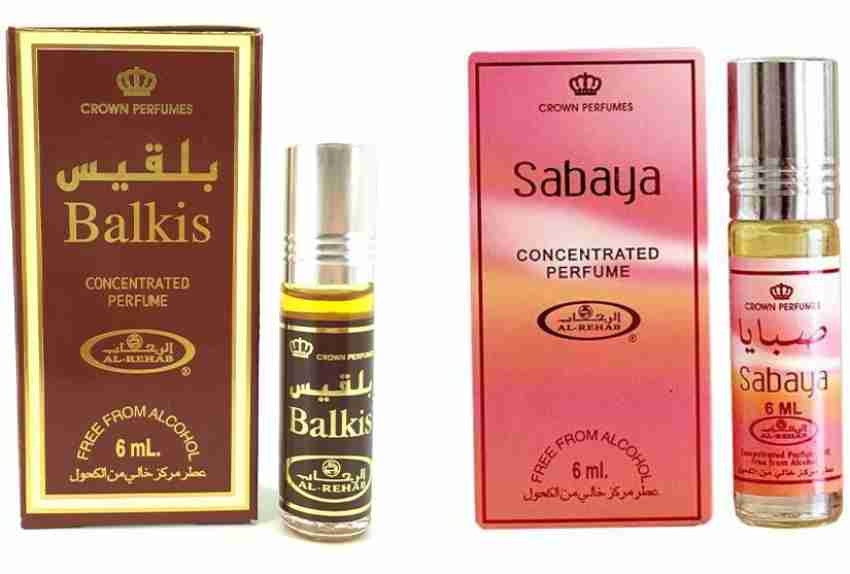 AL REHAB Balkis Sabaya Combo Pack Floral Attar Price in India