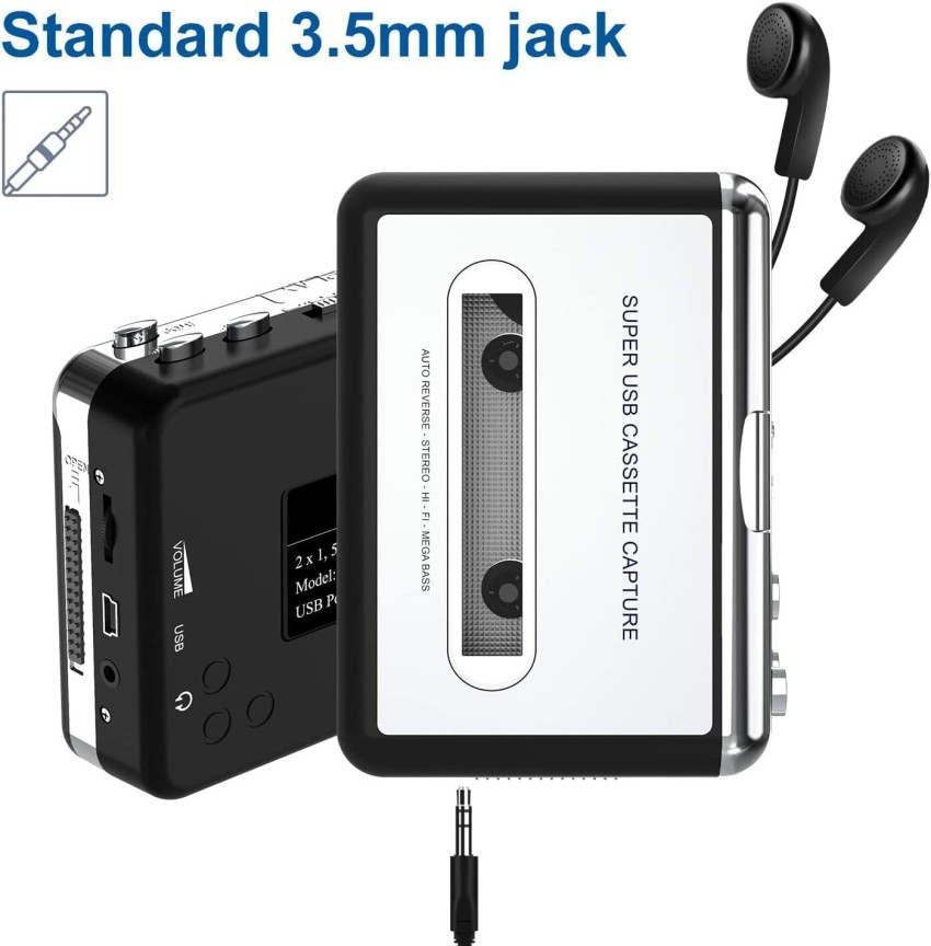 USB Portable Cassette Tape Player Converter Capture to MP3 PC